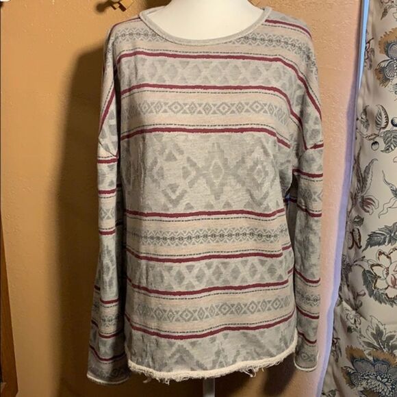 Zara Trafaluc Aztec Print Pullover Sweater - Picture 1 of 9